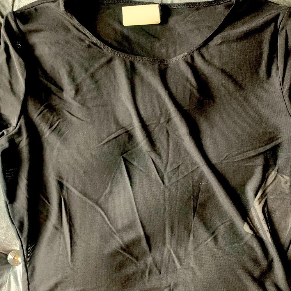 GIANI BINI- MESH CROPPED COVER UP TOP NWT